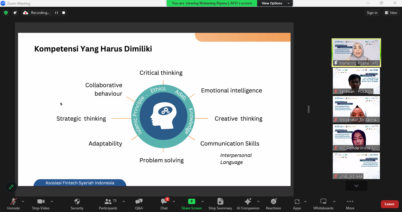 AFSI Goes to Campus: Bahas Perkembangan Model Bisnis dan Peluang Karir di Industri Fintech Syariah